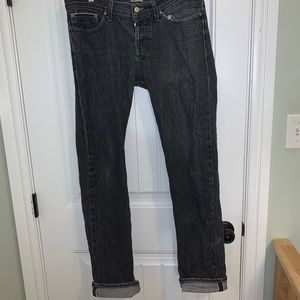Naked and famous weird guy black jeans